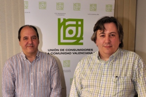 D. Pablo Pajín, Director Gerente de la Unión de Consumidores de la Comunitat Valenciana y D. Ramón Jiménez, CEO de NOMO Concept